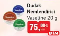 VASELİNE DUDAK NEMLENDİRİCİ 20 G VASELİNE DUDAK NEMLENDİRİCİ 20 G